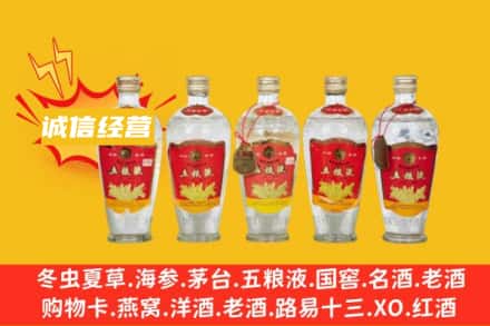 五指回收老五粮液